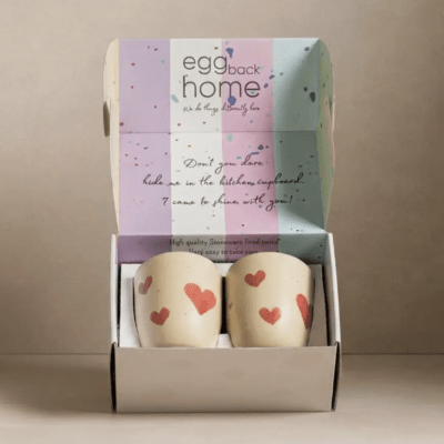 Egg back home Tasse Herzen